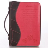 Forro de Biblia Amor, 1 Corintios 13:4-8, Mediano  (Love, 1 Corinthians 13: 4-8 Bible Cover, Medium, Spanish)