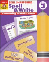 Skill Sharpener: Spell & Write, Grade 3  - Slightly Imperfect