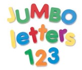 Jumbo Magnetic Letters & Numbers Combo Set