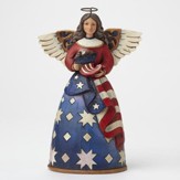 Bless the Stars and Stripes Patriotic Angel