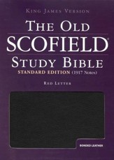 KJV Old Scofield Study Bible, Standard Edition, Bonded leather,  Black, Thumb-Indexed