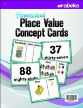 Abeka Homeschool Place Value Concept Cards Grades 1-2 (New Edition)