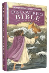 NIV Discoverer's Large-Print Bible, Hardcover - Imperfectly Imprinted Bibles