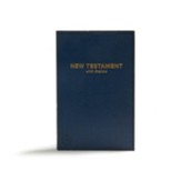 CSB Pocket New Testament with Psalms, Navy Paperback