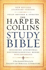 The NRSV HarperCollins Study Bible, Revised and Updated Hardcover with Apocryphal and Deuterocanonical Books