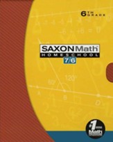 Saxon Math 7/6, Fourth Edition, Home School Kit in a Retail Box