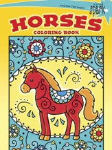 Horses Coloring Book