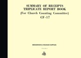 Summary of Receipts Triplicate Report Book, CF-17