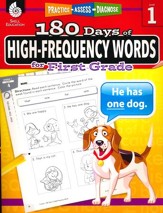 180 Days of High-Frequency Words for First Grade (Level 1)