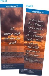 All Things Work Together for Good Bookmarks, Pack of 25