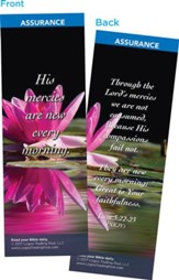His Mercies Are New Every Morning Bookmarks, Pack of 25