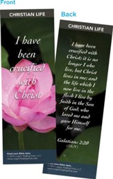 I Have Been Crucified with Christ Bookmarks, Pack of 25