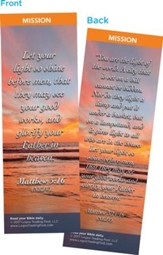 Let Your Light So Shine Before Men Bookmarks, Pack of 25