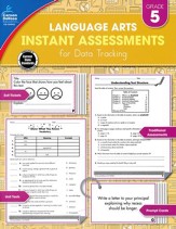 Language Arts Instant Assessments for Data Tracking, Grade 5