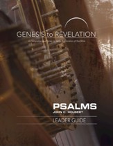 Psalms, Leader Guide (Genesis to Revelation Series)