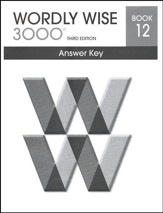 Wordly Wise 3000 3rd Edition Answer Key Book 12 (Homeschool  Edition)