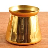 Brass Candle Follower, 3 In.