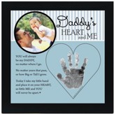 Daddy, Hand In Heart Photo Frame