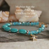 Mightier Than the Waves Of the Sea Bracelet