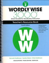 Wordly Wise 3000 Book 2 Teacher's  Guide (4th Edition;  Homeschool Edition)