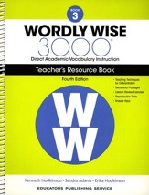 Wordly Wise 3000 Book 3 Teacher's  Guide (4th Edition;  Homeschool Edition)
