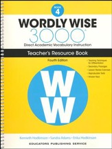 Wordly Wise 3000 Book 4 Teacher's  Guide (4th Edition;  Homeschool Edition)