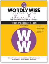 Wordly Wise 3000 Book 12 Teacher's  Guide (4th Edition;  Homeschool Edition)