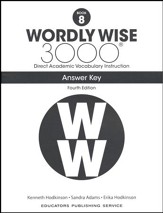 Wordly Wise 3000 Book 8 Key (4th  Edition; Homeschool  Edition)