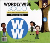 Wordly Wise 3000 Book K Concept Cards (2nd/4th Edition;  Homeschool Edition)