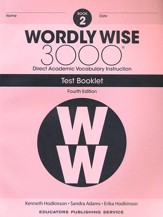 Wordly Wise 3000 Book 2 Tests (4th  Edition; Homeschool  Edition)