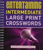 Entertaining Intermediate Large Print Crosswords