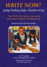 Write Now! Getty-Dubay Italic Handwriting DVD