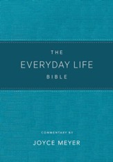 Everyday Life Bible: The Power of God's Word for Everyday Living--soft leather-look, teal