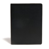 CSB Life Essentials Study Bible--genuine leather, black (indexed)