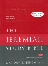 NKJV Jeremiah Study Bible, Large Print, Hardcover