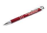 Hockey Minitries International Metal Ringed Pen, Red
