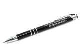 Hockey Ministries International Metal Ringed Pen, Black