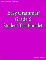 Easy Grammar Grade 6 Test Book  - Slightly Imperfect
