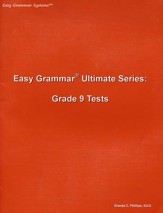 Easy Grammar Ultimate Series: Grade 9 Student Test Booklet