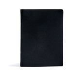 CSB Verse-by-Verse Reference--genuine leather, black