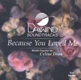 Because You Loved Me, Accompaniment CD