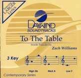 To the Table, Accompaniment Track