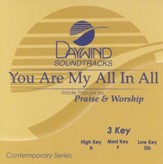 You Are My All In All, Accompaniment CD