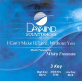 I Can't Make It Lord Without You, Accompaniment CD