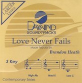 Love Never Fails, Accompaniment CD