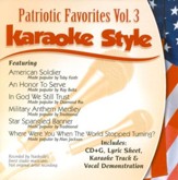 Patriotic Favorites, Volume 3, Karaoke Style CD