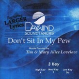 Don't Sit In My Pew, Accompaniment CD