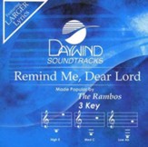 Remind Me, Dear Lord, Accompaniment CD