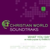 What You Say [Music Download]