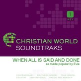 When All Is Said And Done [Music Download]
